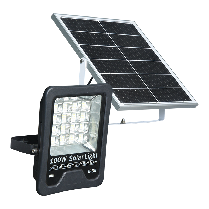 PY-SLFL20-100W Lityum İyon Pil Güneş Enerjili Projektör
