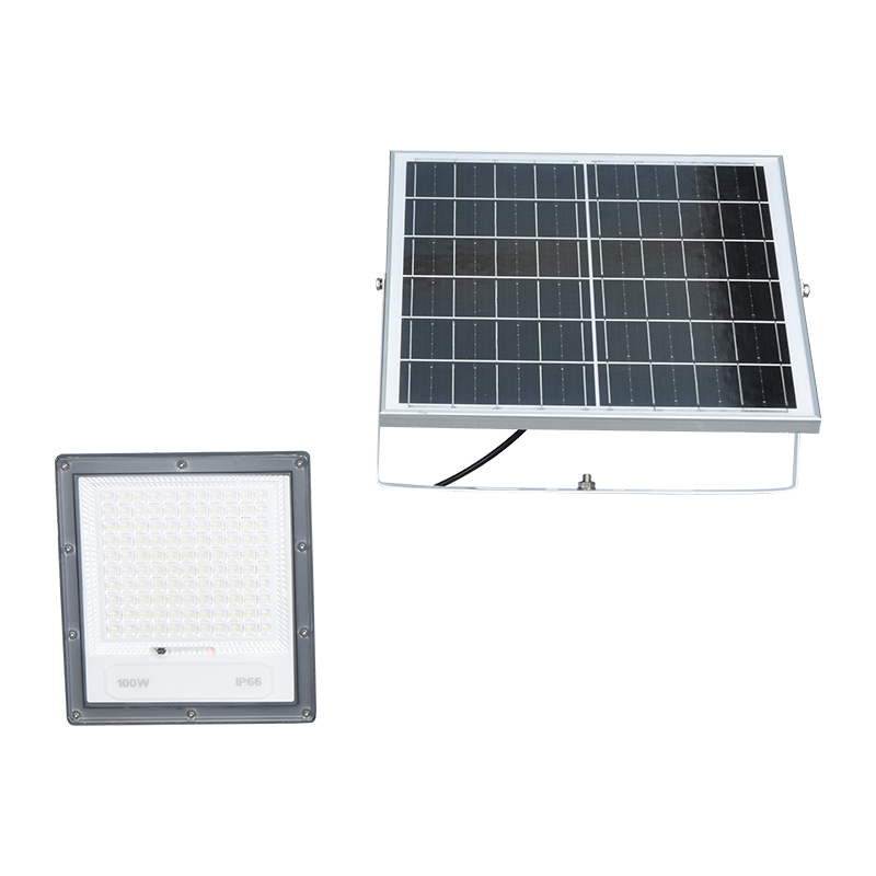 PY-SLFL40-100W Dış Mekan Çevre Dostu Güneş Enerjili Taşkın Işık
