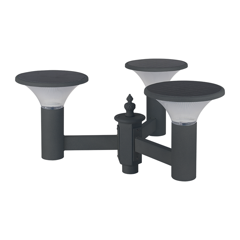 PY-SG018-24W Üç Ampullü Güneş Enerjili Bahçe Lambası