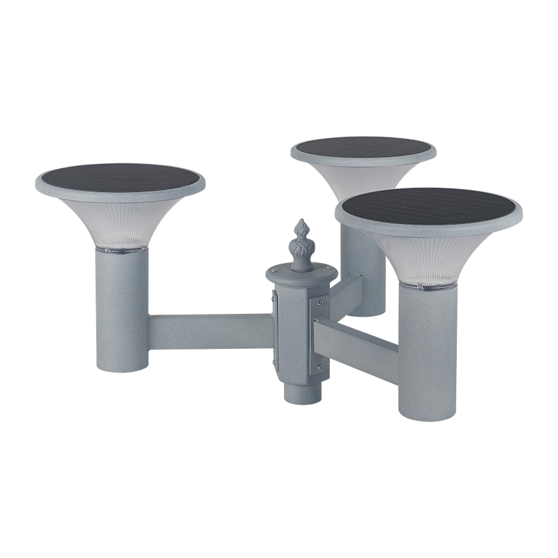 PY-SG018-24W Üç Ampullü Güneş Enerjili Bahçe Lambası